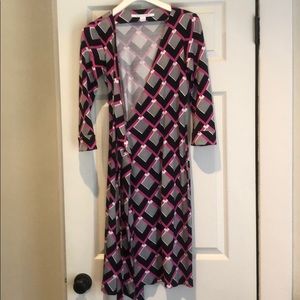 Diane von furstenberg wrap dress size 0